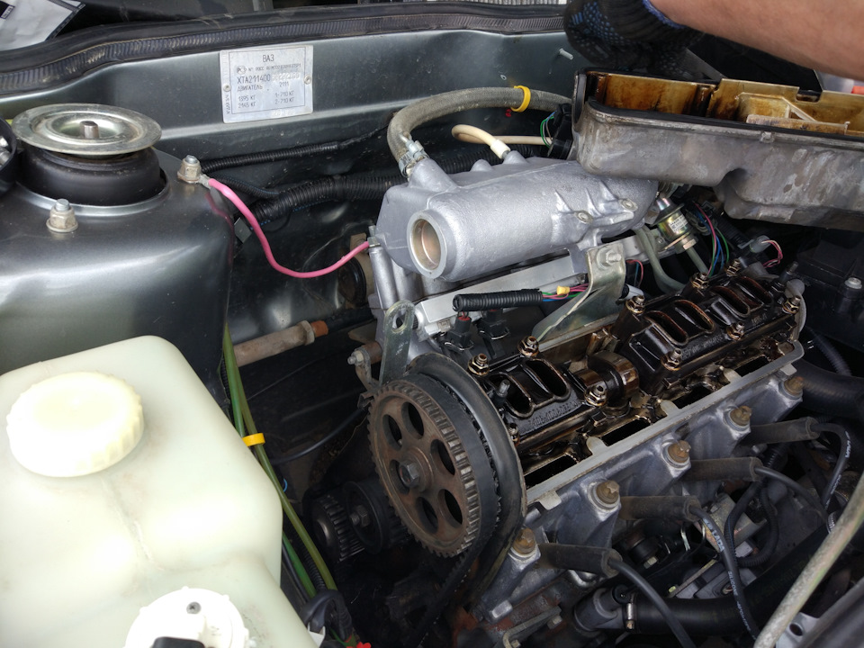 Регулировка зазоров клапанов 142000 — Lada 2114, 1,5 л, 2006 года ...