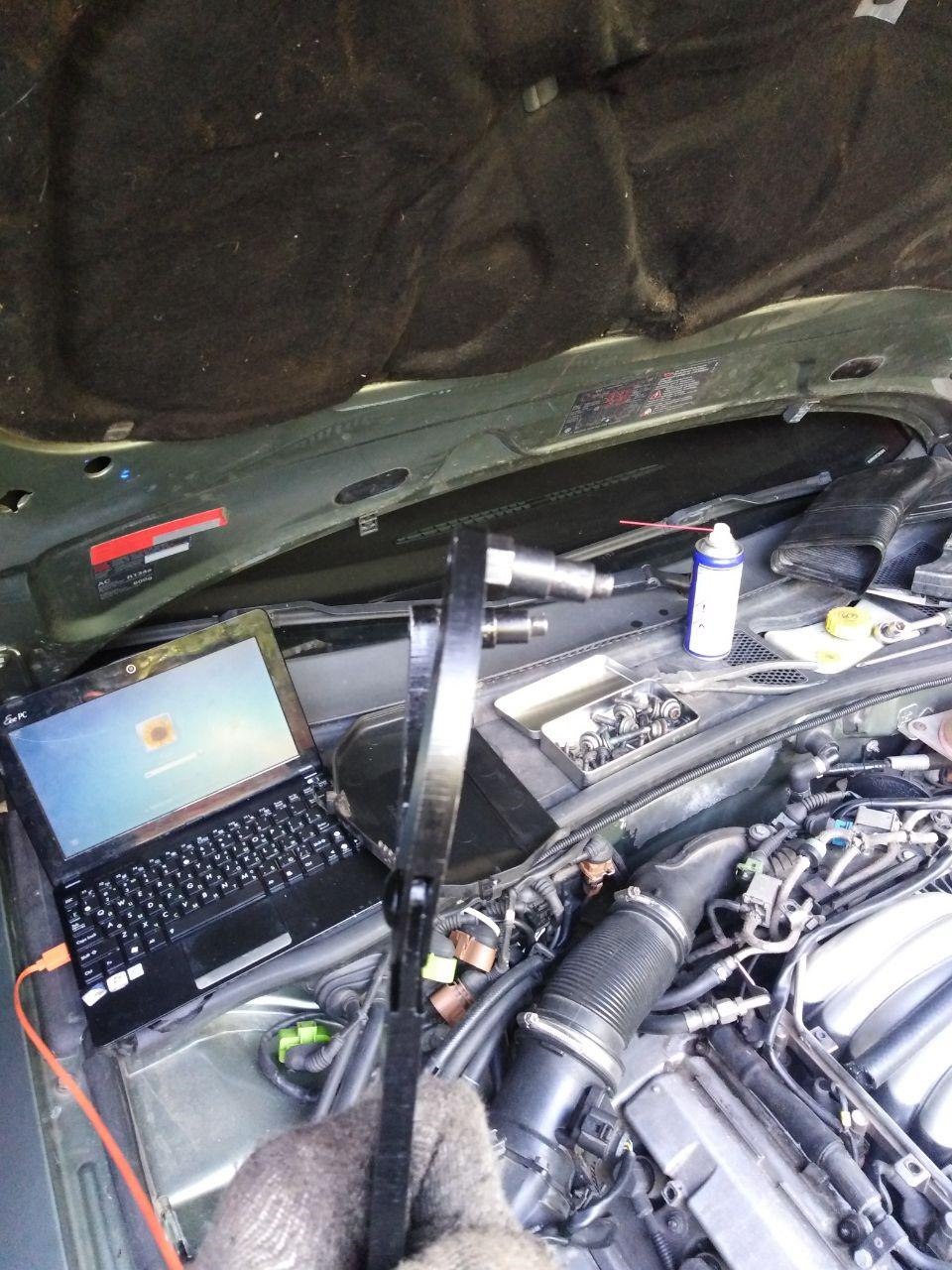 Замена вискомуфты и промывка радиатора — Volkswagen Passat B5, 2,8 л ...