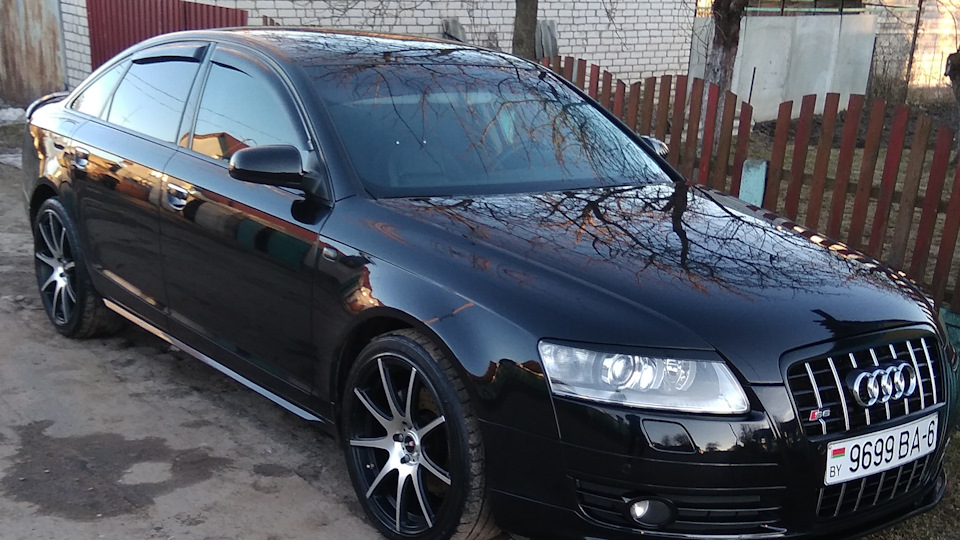 зима+кватра, думаю так делал каждый кватровод)))) — Audi A6 (C6), 3,2 л ...