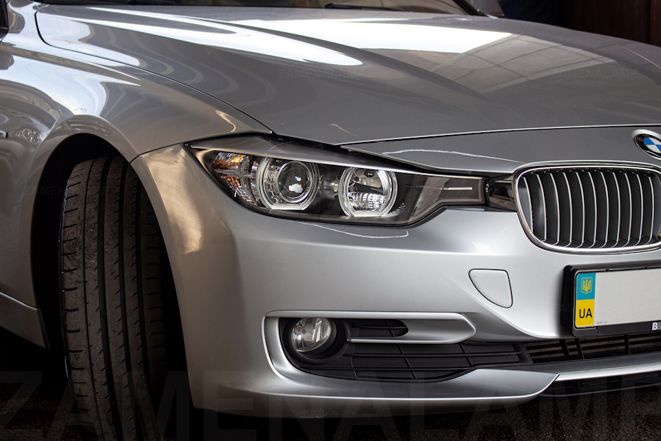 BMW F30 установка биксеноновых линз Hella 5 — ZAMENALAMP на DRIVE2