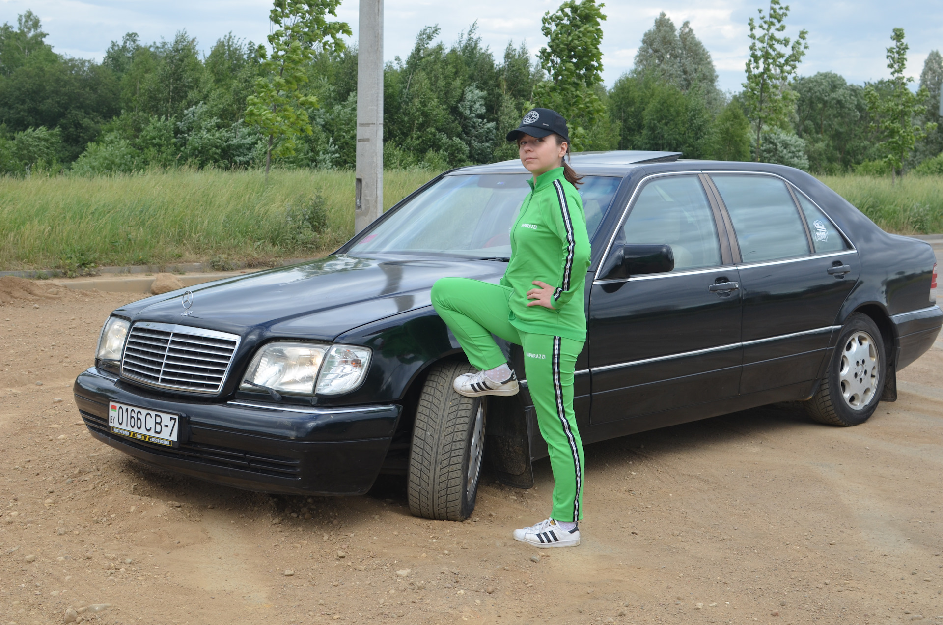 Mercedes Benz w140 Саша белый