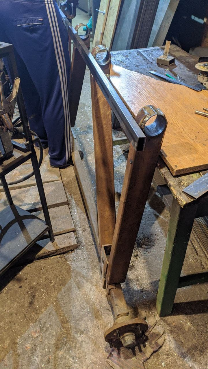 Переделка подвески прицепа — ГАЗ Соболь, 2,4 л, 1999 года | своими ...