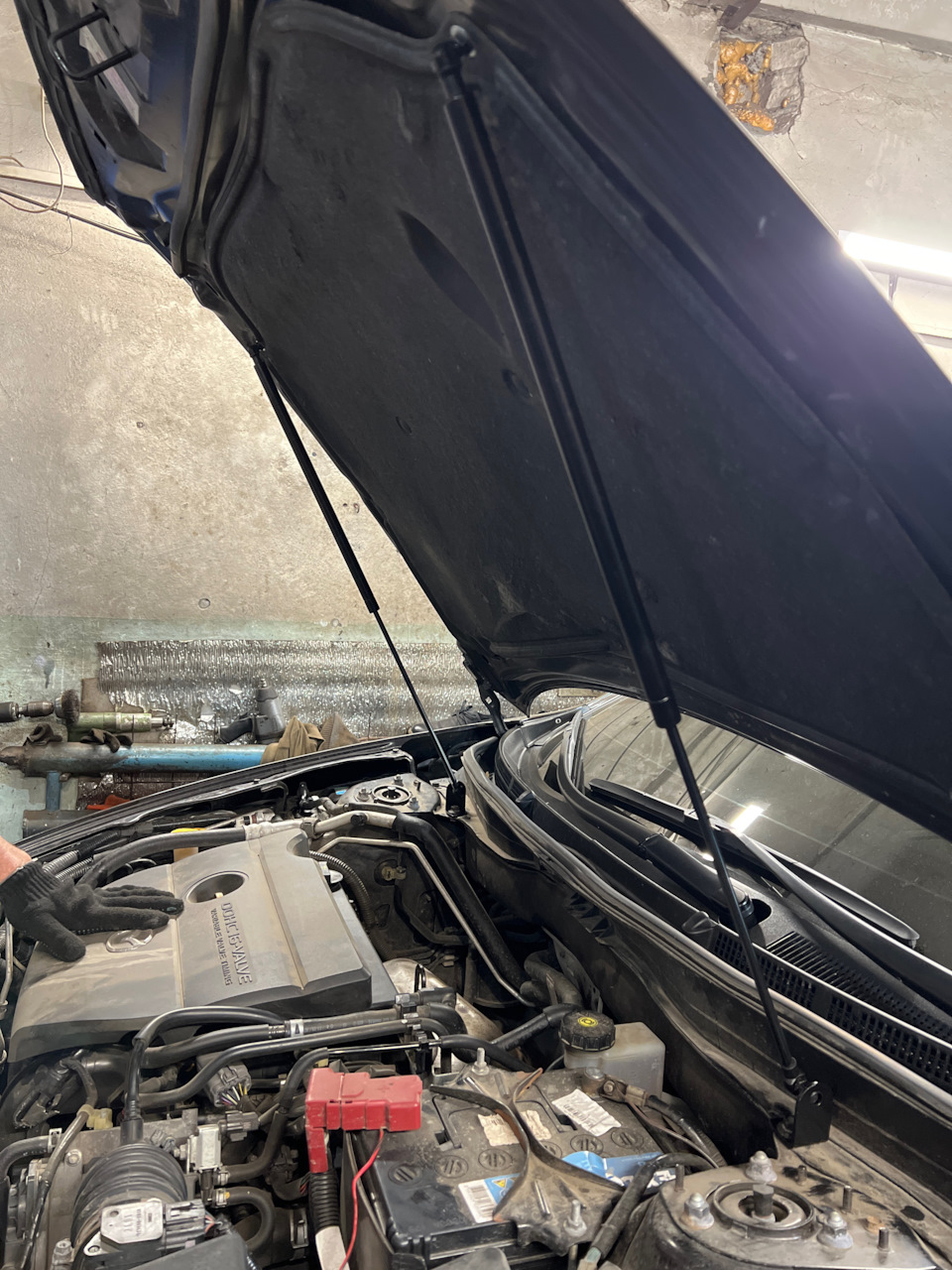 Гидравлические упоры капота MAZDA 6 GH — Mazda 6 (2G) GH, 2 л, 2011 ...
