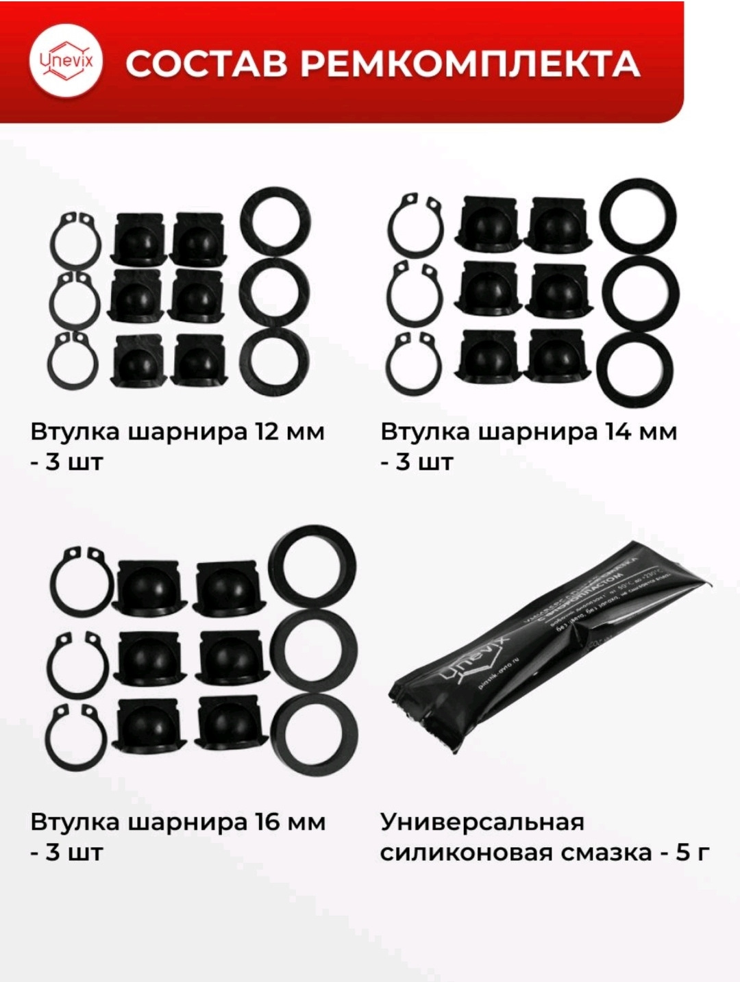Ремкомплект втулок. Ремкомплект втулок