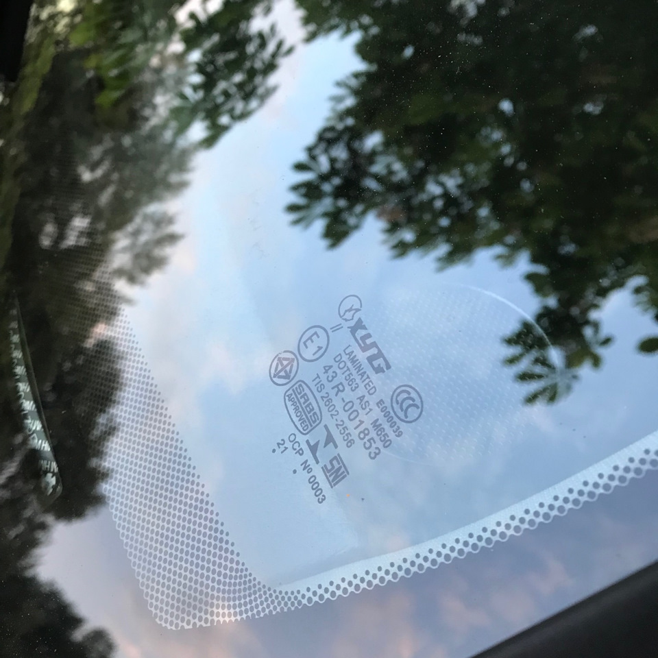 Замена лобового стекла — Acura TSX (1G), 2,4 л, 2005 года | визит на ...