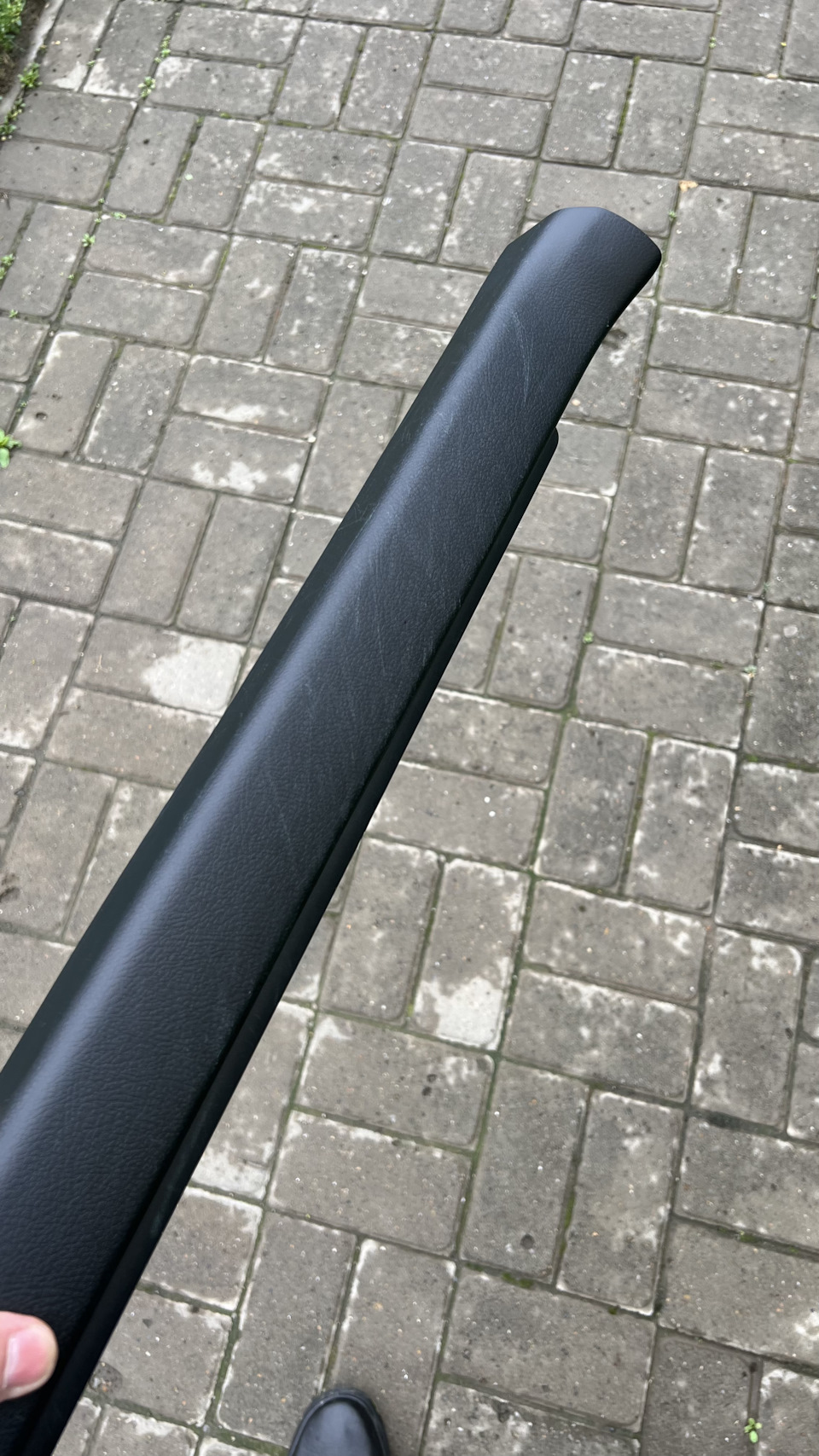 19. Оклейка пластиковых элементов порога плёнкой KPMF K81219 — Toyota ...