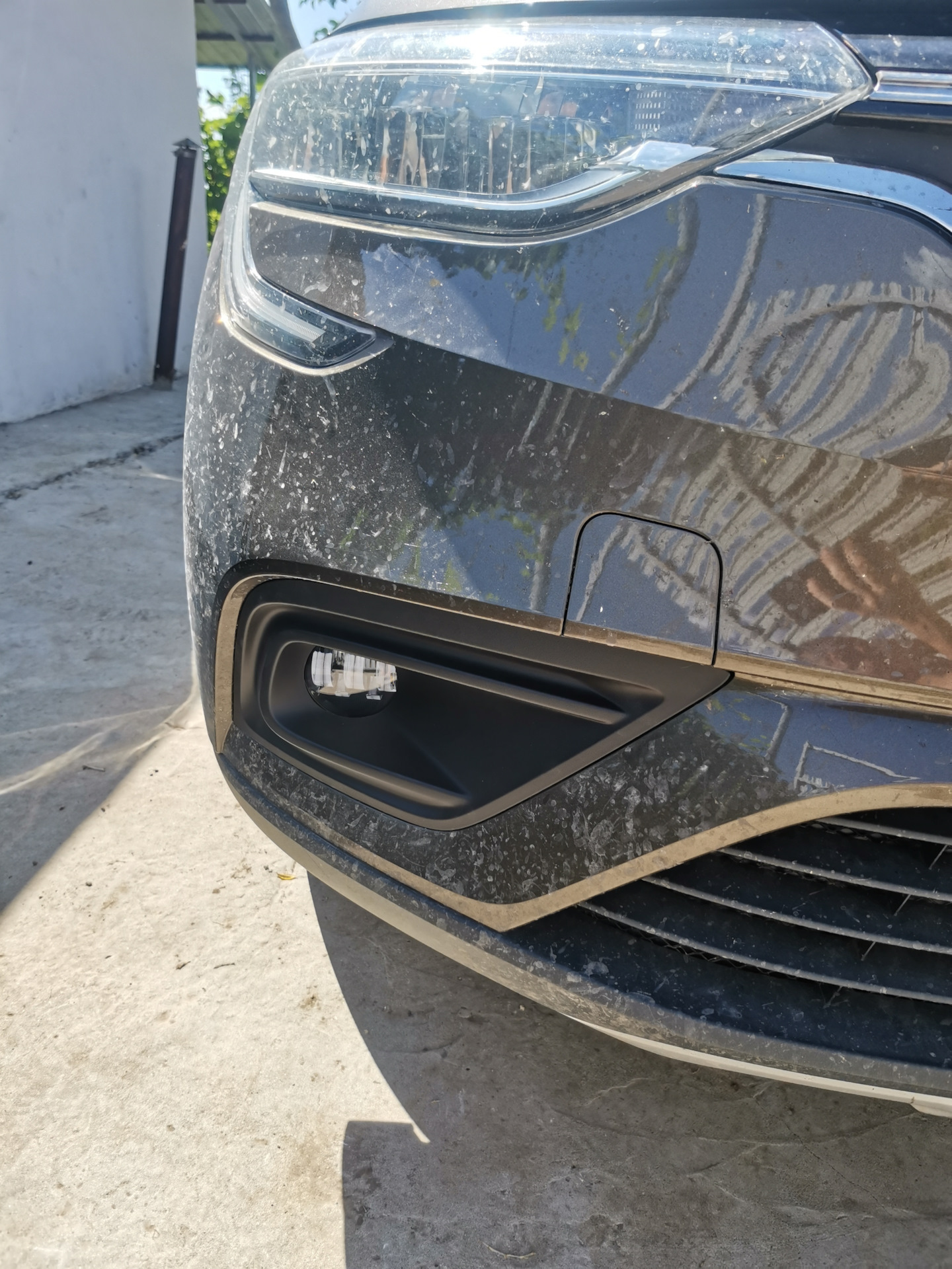 ПТФ Sal Man с дальним светом. — Renault Arkana, 1,6 л, 2021 года ...