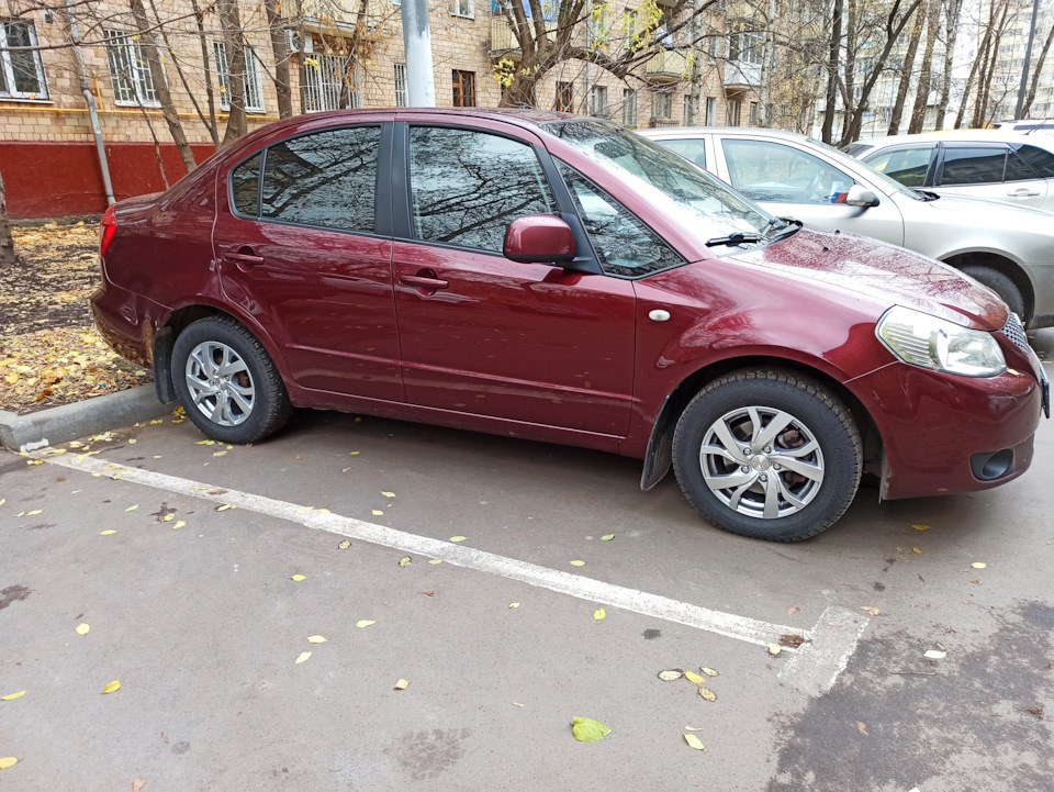 Новые диски на зиму — Suzuki SX4 Sedan, 1,6 л, 2008 года | колёсные ...