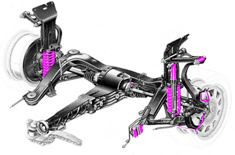 Задняя подвеска audi a4 b5