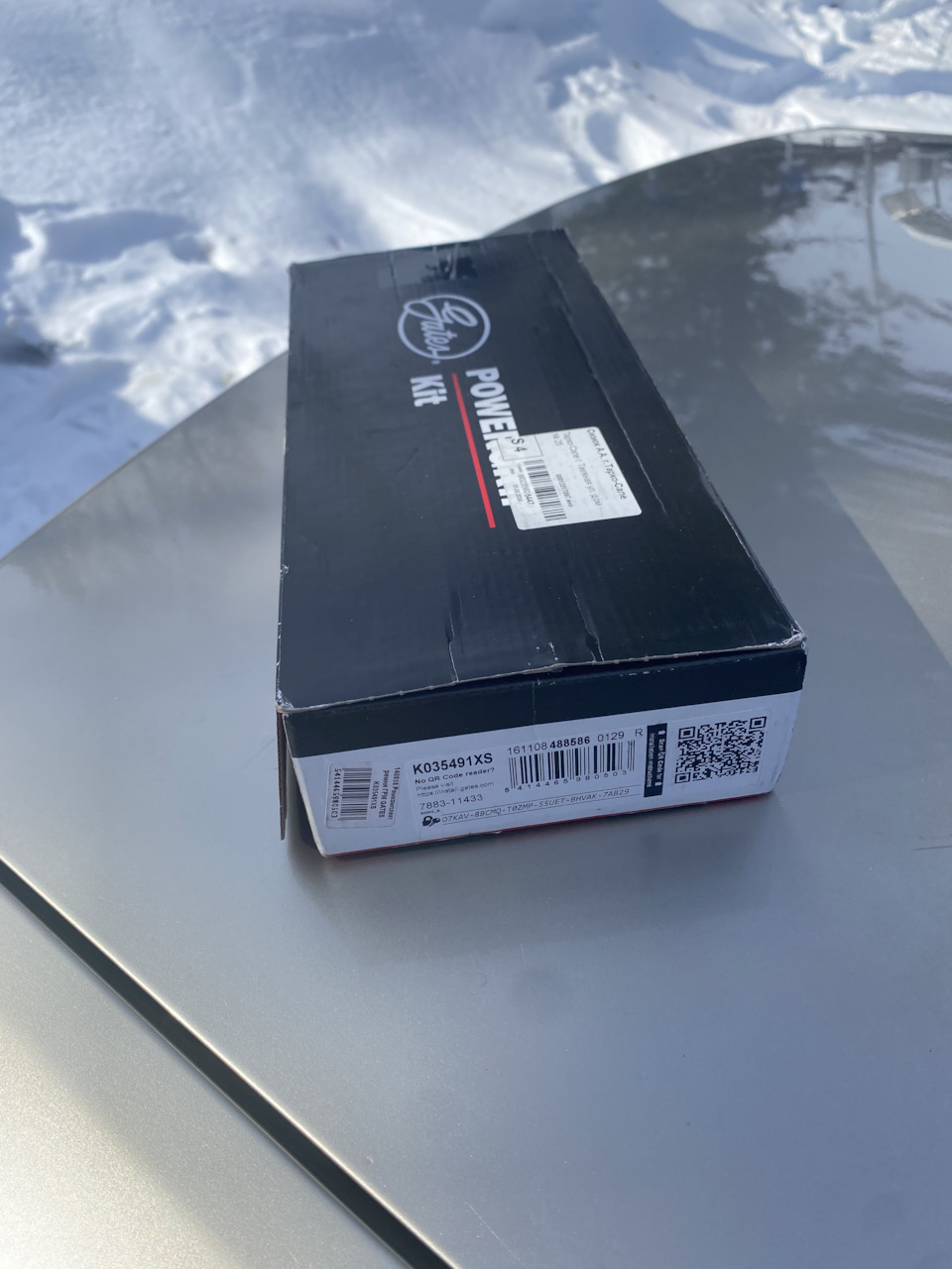 Комплект ГРМ GATES — Skoda Superb Mk1. Запчасти на фото: K035491XS, 788311433