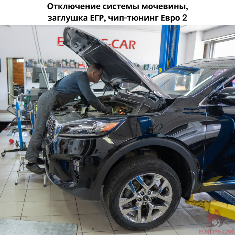 Отключение системы мочевины AdBlue Kia Sorento. Отключить экологию Киа —  Europe-Car на DRIVE2