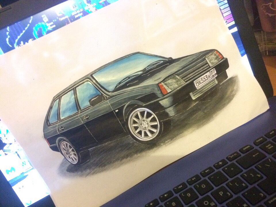 Девятка А4 — Lada 2109, 1,6 л, 1990 года | просто так | DRIVE2