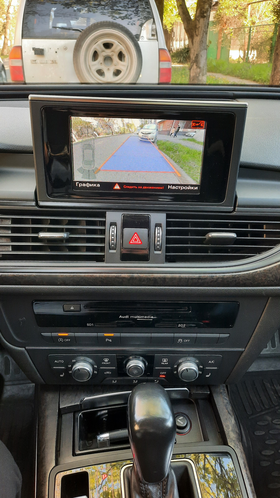 Камера заднего вида — Audi A6 (C7), 1,8 л, 2018 года | аксессуары | DRIVE2