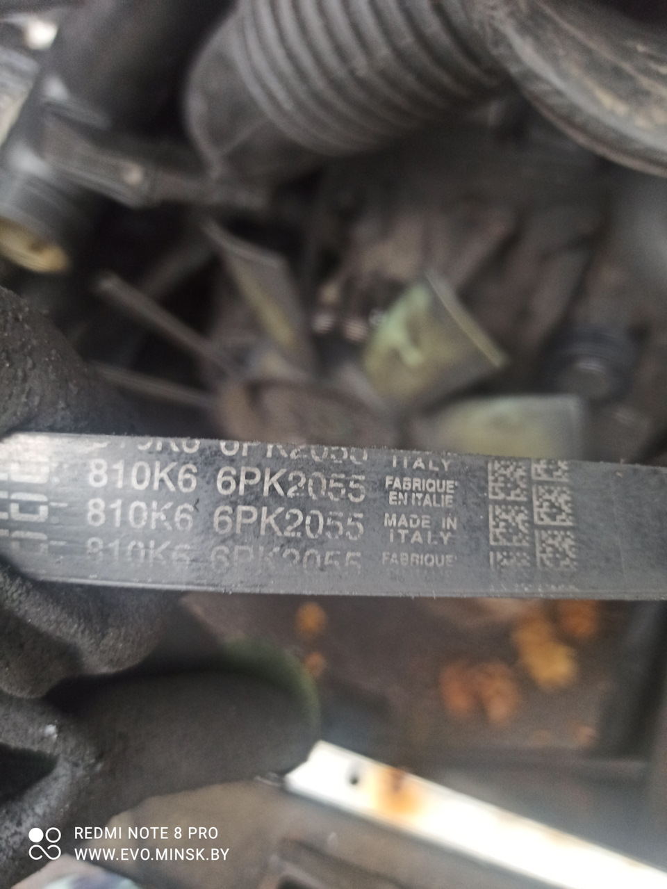 Замена ремня и роликов — Mercedes-Benz Vario, 2,9 л, 1998 года ...