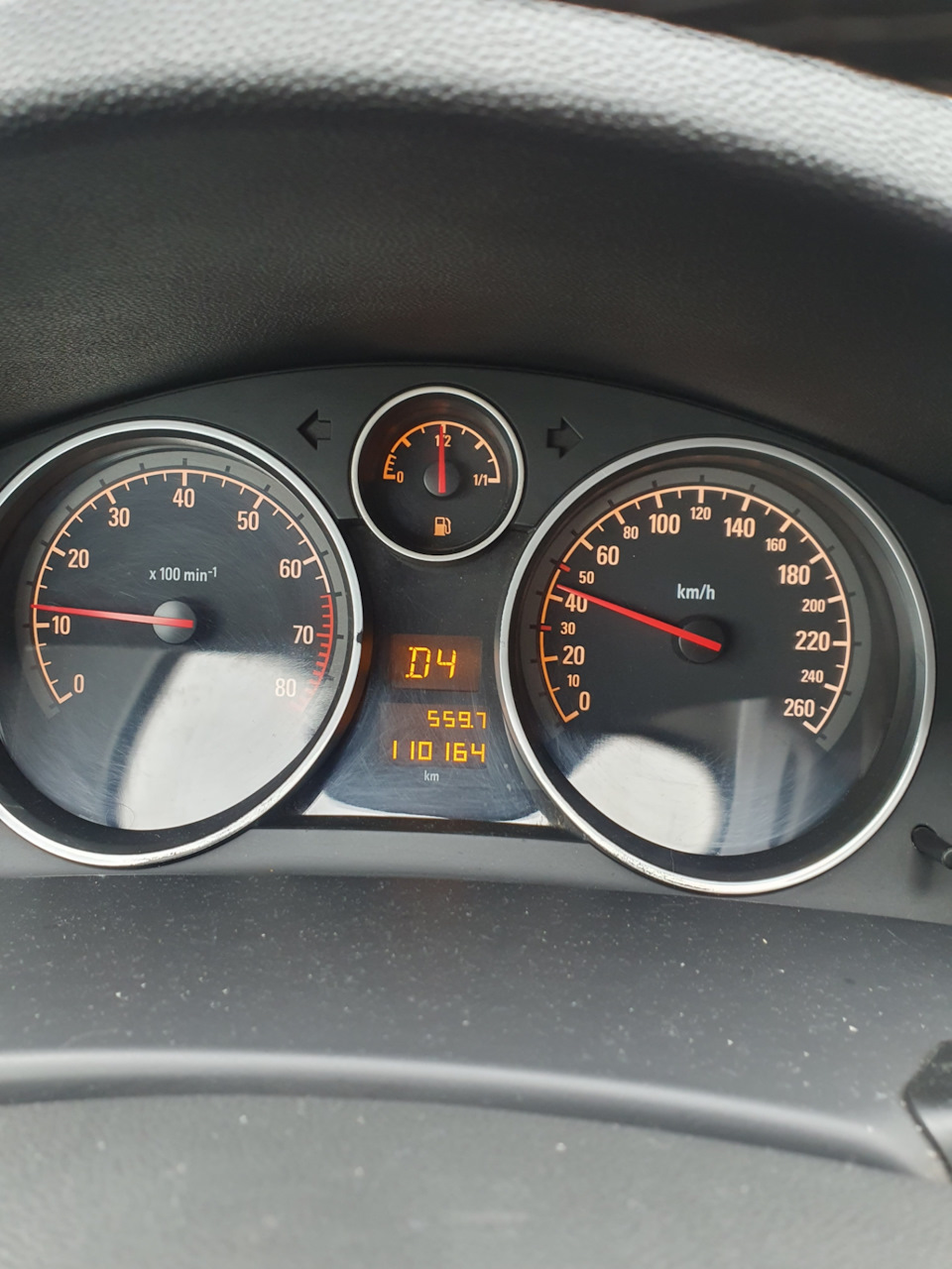 Пробег на момент замены — Opel Astra H