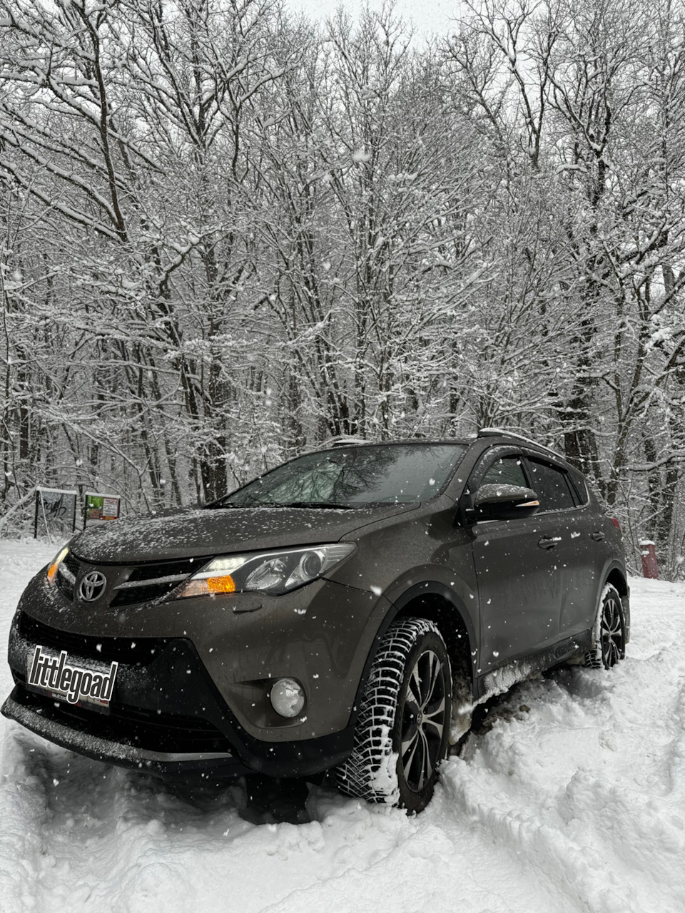 Поездка в г. Горячий ключ, снежный фотосет — Toyota RAV4 (IV), 2,5 л, 2015  года | путешествие | DRIVE2