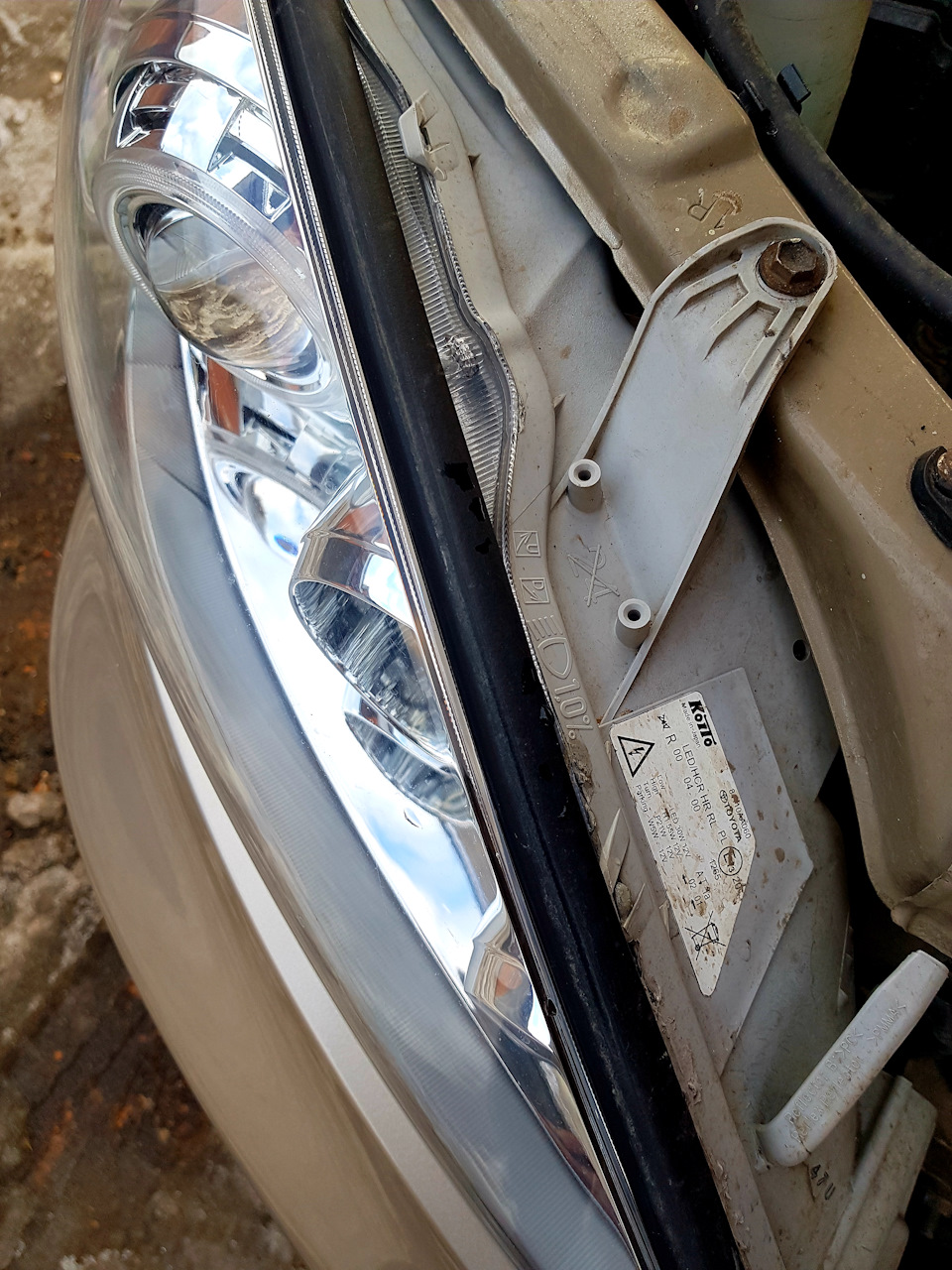 Маркировка на фары к записи о Bi-LED Galaxy G1 3.0 — Toyota Camry (XV30),  2,4 л, 2004 года | другое | DRIVE2