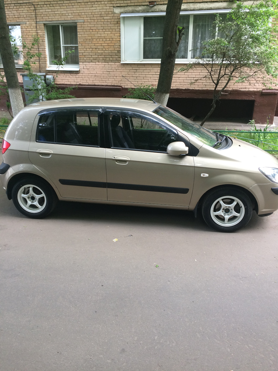 Кованные диски — Hyundai Getz, 1,4 л, 2008 года | колёсные диски | DRIVE2