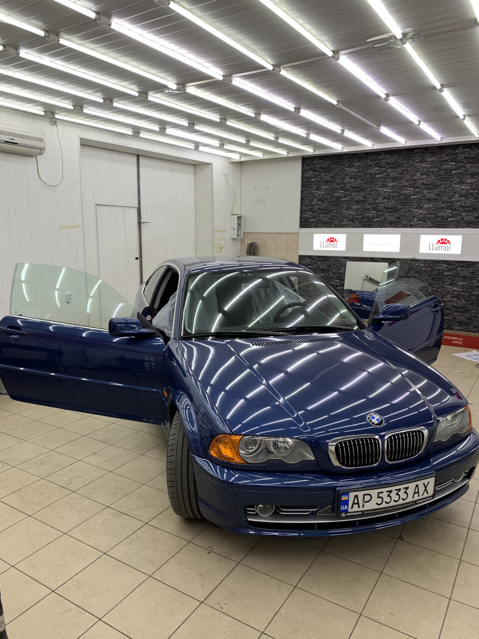 Тонировка передних боковых стекол — BMW 3 series Coupe (E46), 3 л, 2003  года | стайлинг | DRIVE2