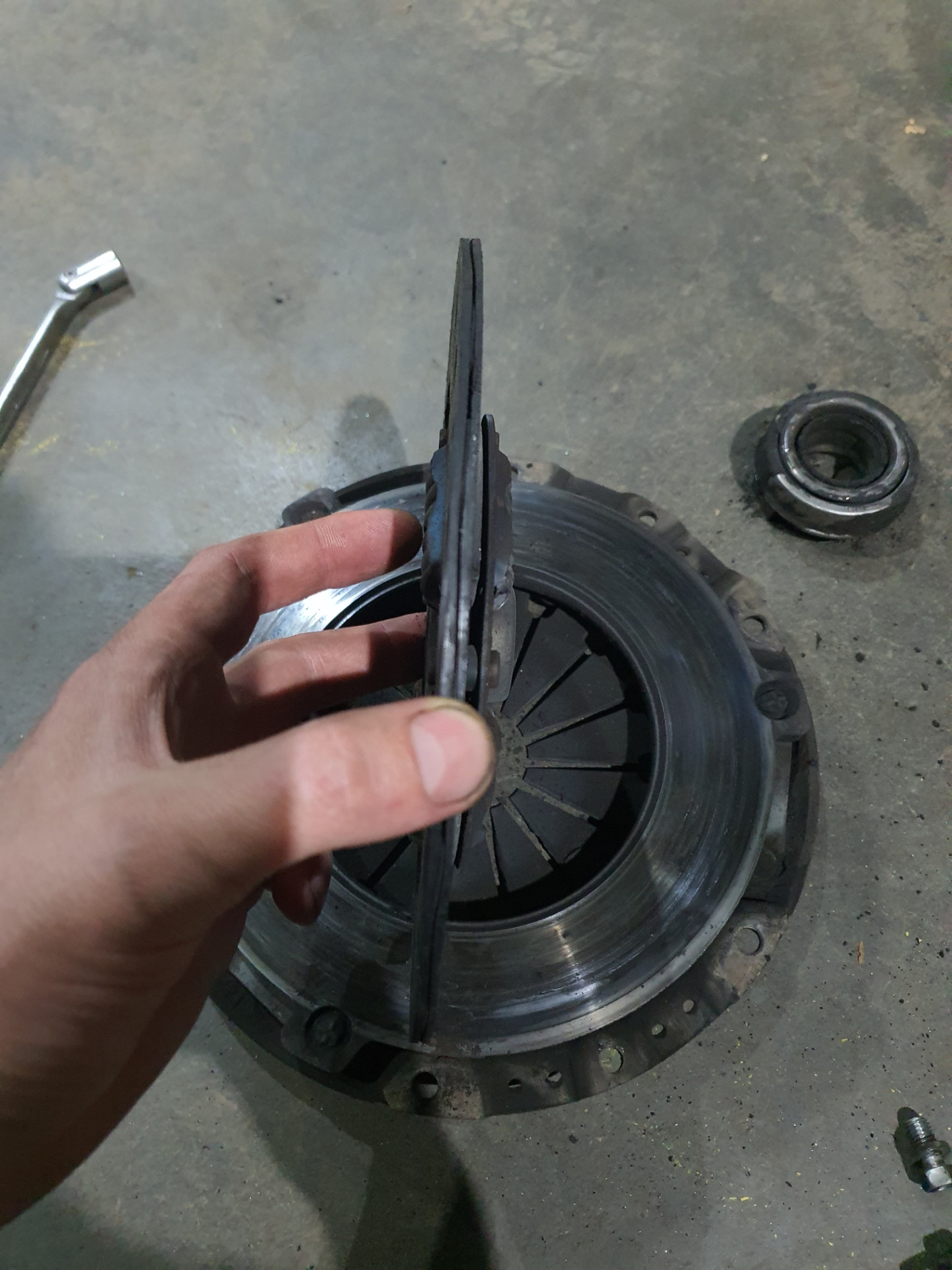 Замена сцепления лансер 9 2.0 ч.1 — Mitsubishi Lancer IX, 2,4 л, 2004 ...