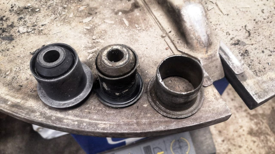 123. ( Замена Сайлентблоков + Ступичного Подшипника 386.602 км ...