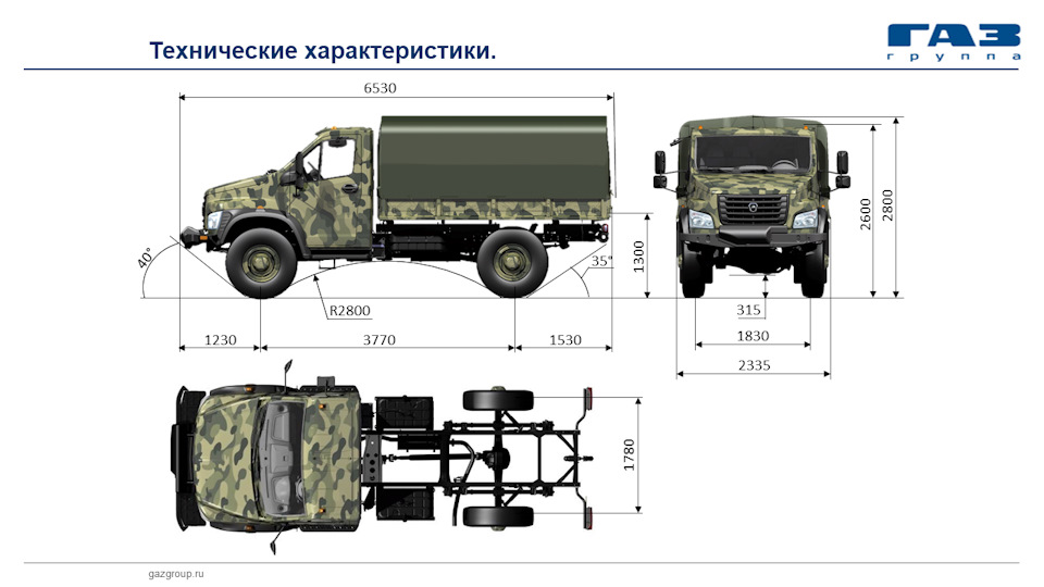 Газон некст рама чертеж