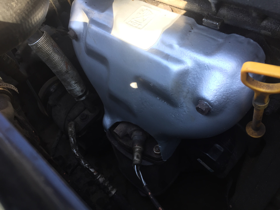 Вырезка катализатора — Chevrolet Lacetti Sedan, 1,6 л, 2005 года ...