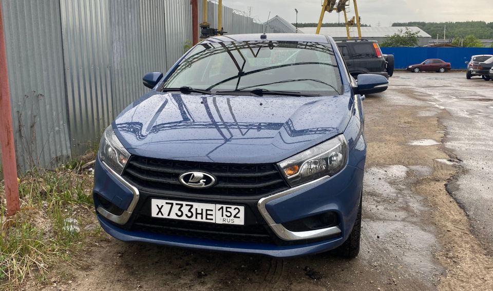 Установка ПТФ на Лада Веста! — Lada Vesta (1G), 1,6 л, 2016 года ...