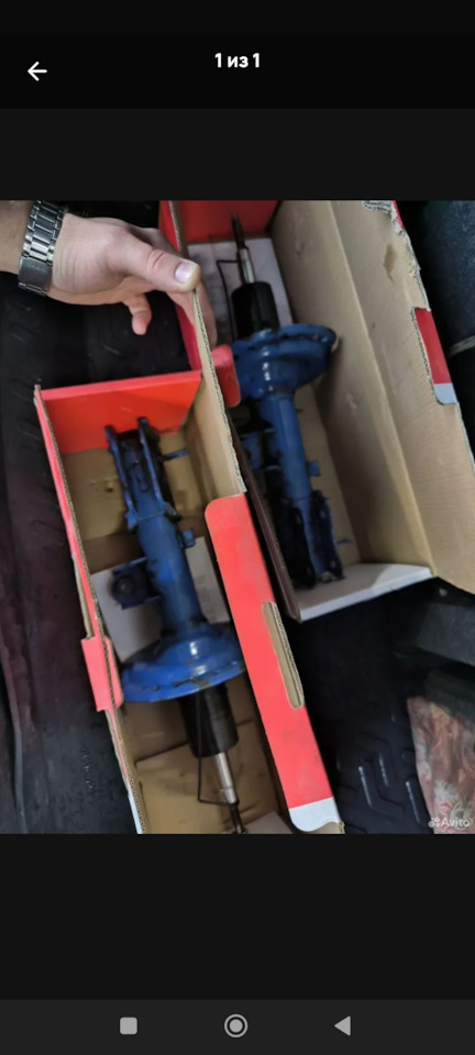 Амортизаторы передние Solaris 1 на Hyundai Solaris (1G). Б/у | 2 500 ₽ в городе Санкт-Петербург | DRIVE2