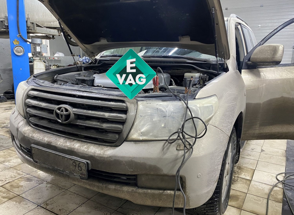 TOYOTA LAND CRUISER 200 4.7 288 лс 2UZ-FE "2008. Чиптюнинг + ЕВРО2 ...