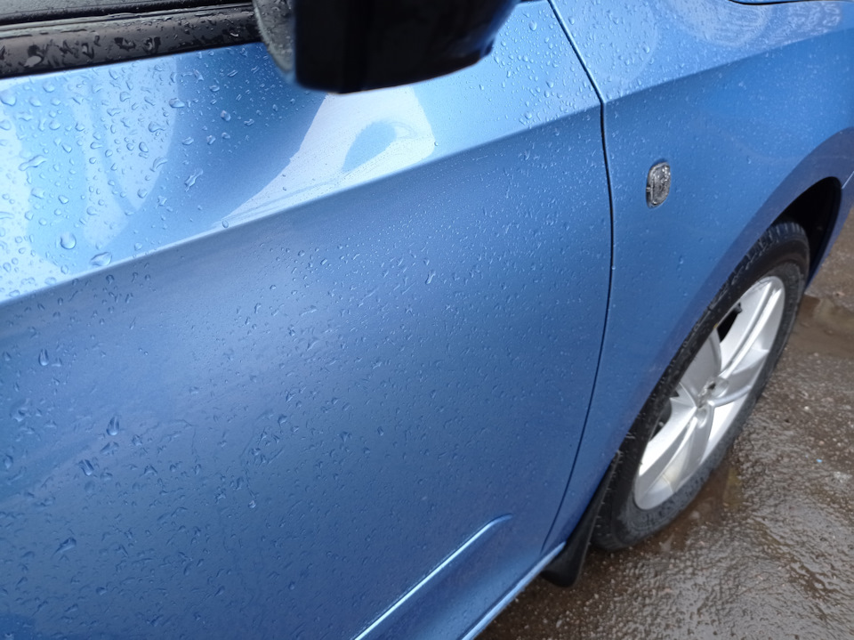 Исправление вмятин без покраски — Skoda Rapid (1G), 1,6 л, 2015 года ...