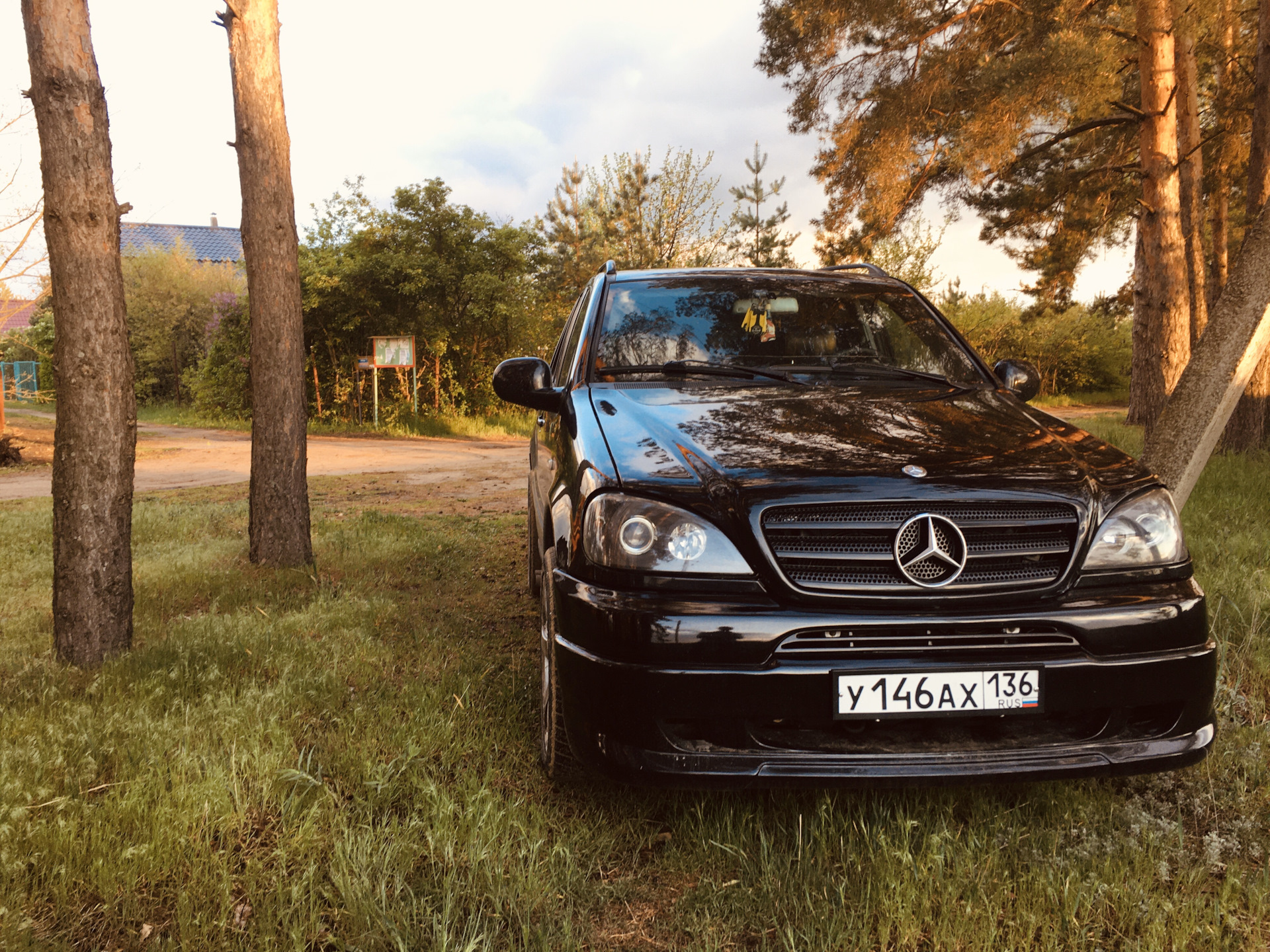 Замена подушек рамы — Mercedes-Benz M-Class (W163), 3,2 л, 2000 года ...