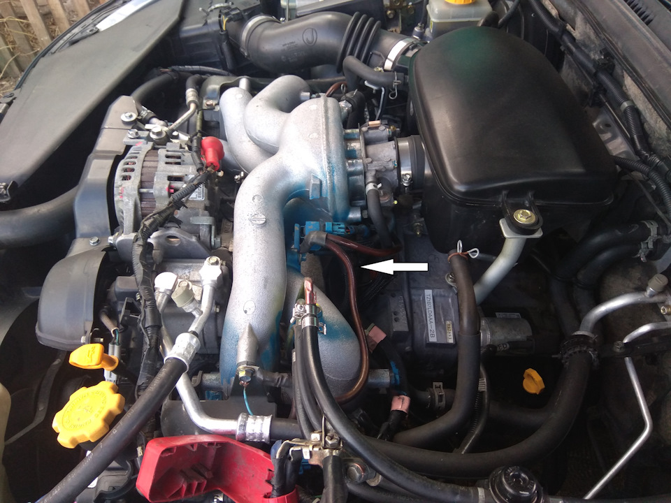 Замена датчика детонации ej204. Замена датчика ABS. — Subaru Legacy (BL ...