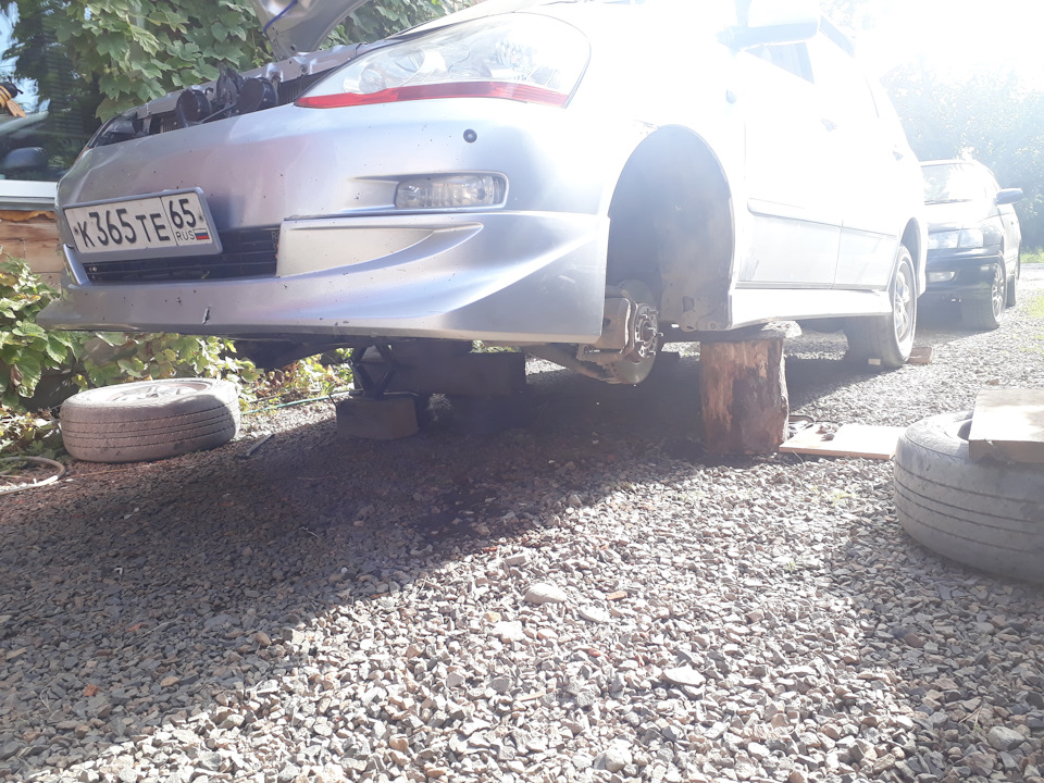 замена сайлентблоков рулевой рейки, рычагов — Toyota Ipsum (21), 2,4 л ...
