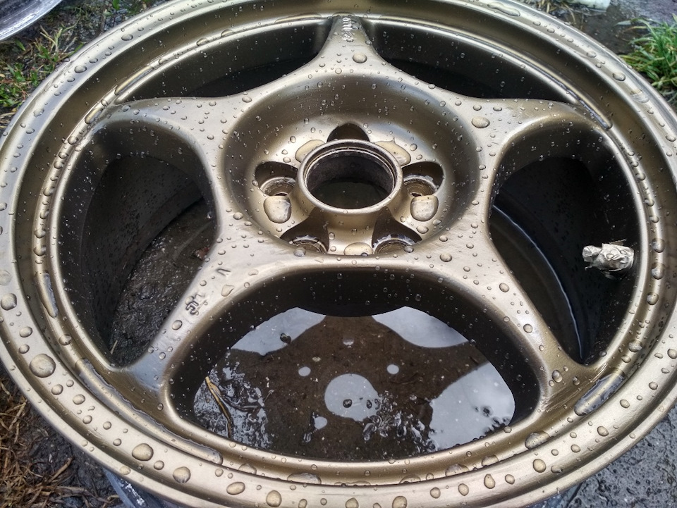 Перекрасил диски — Subaru Legacy (BD/BG/BK), 2,5 л, 1996 года ...