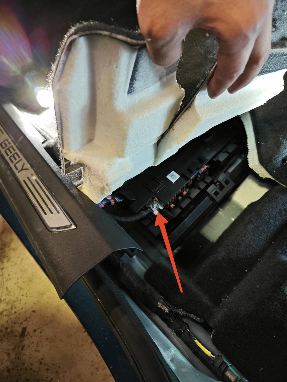 Фото в бортжурнале Geely Monjaro