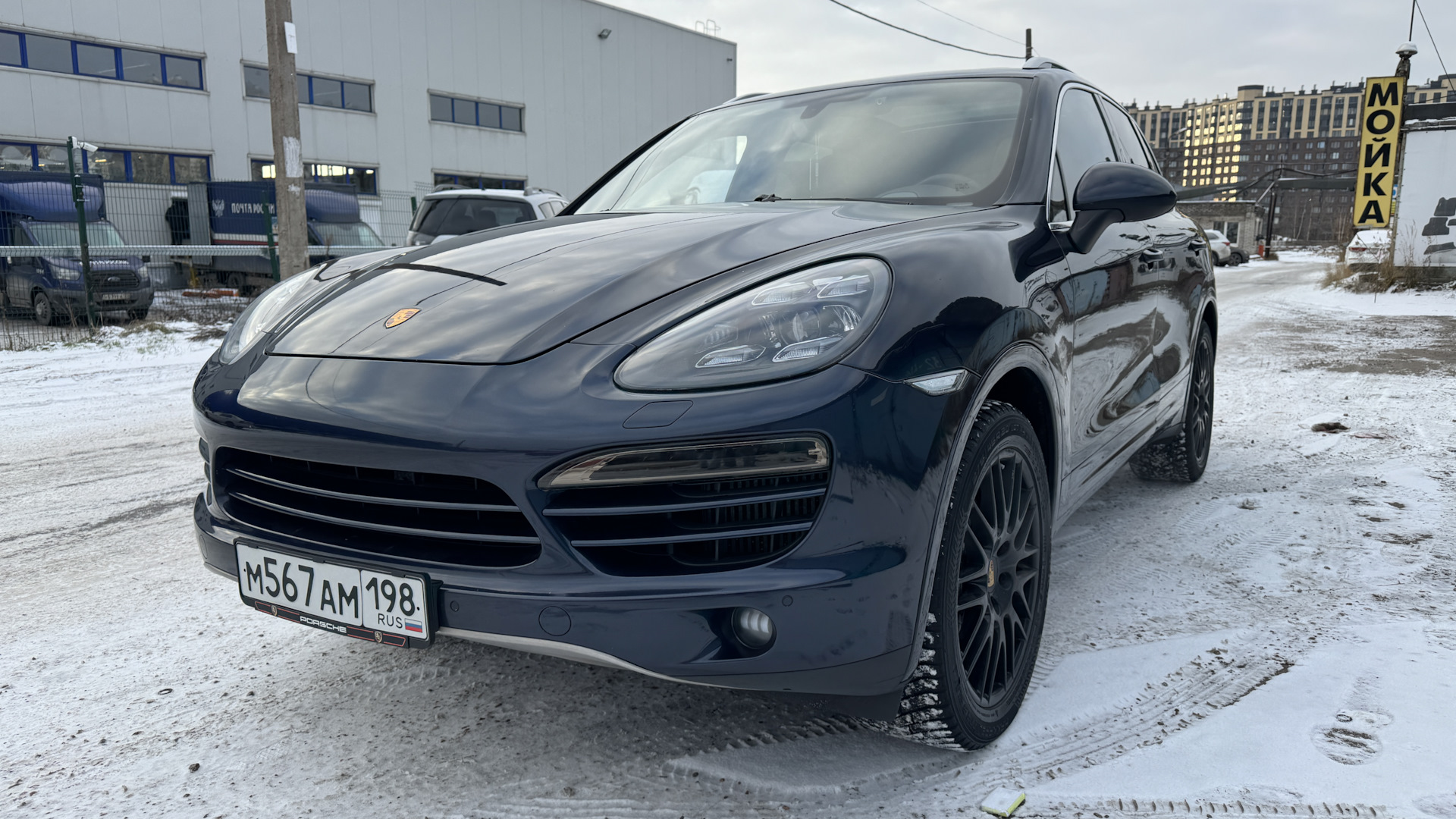 Porsche Cayenne (2G) 958 3.0 дизельный 2010 | Синий Трактор на DRIVE2