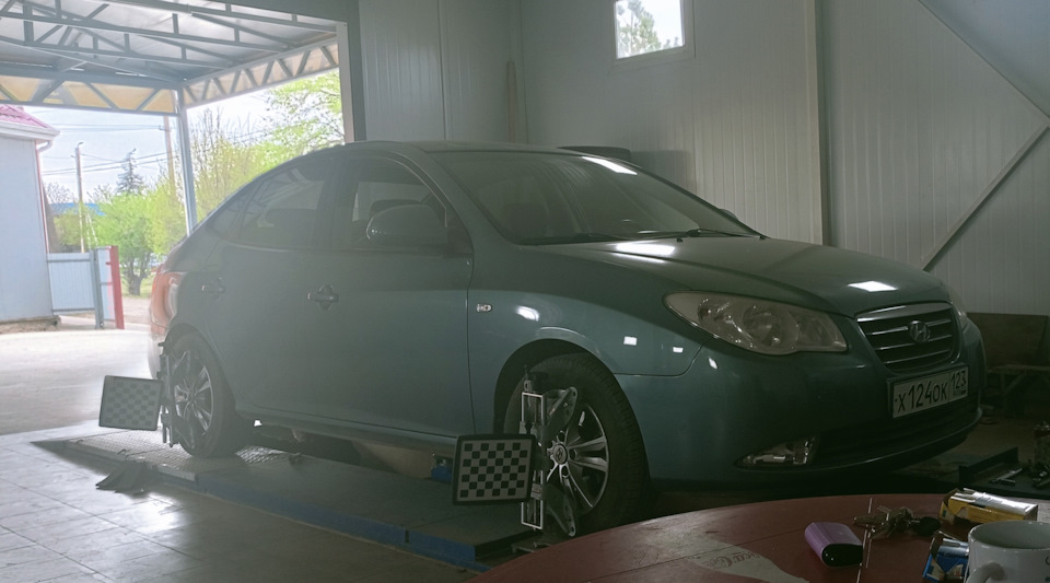 Замена втулки рулевой рейки. — Hyundai Elantra (4G), 1,6 л, 2007 года ...