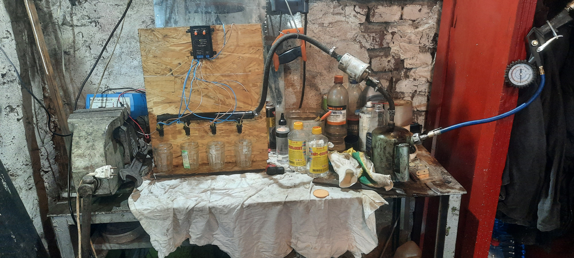 Самодельный стенд для форсунок — Volkswagen Polo Sedan, 1,5 л, 2019 ...