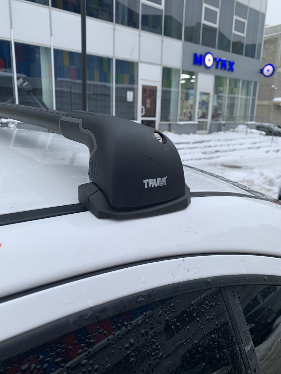 Багажник Thule на Октавия Тур — Skoda Octavia A4 Mk1, 1,8 л, 1997 года ...