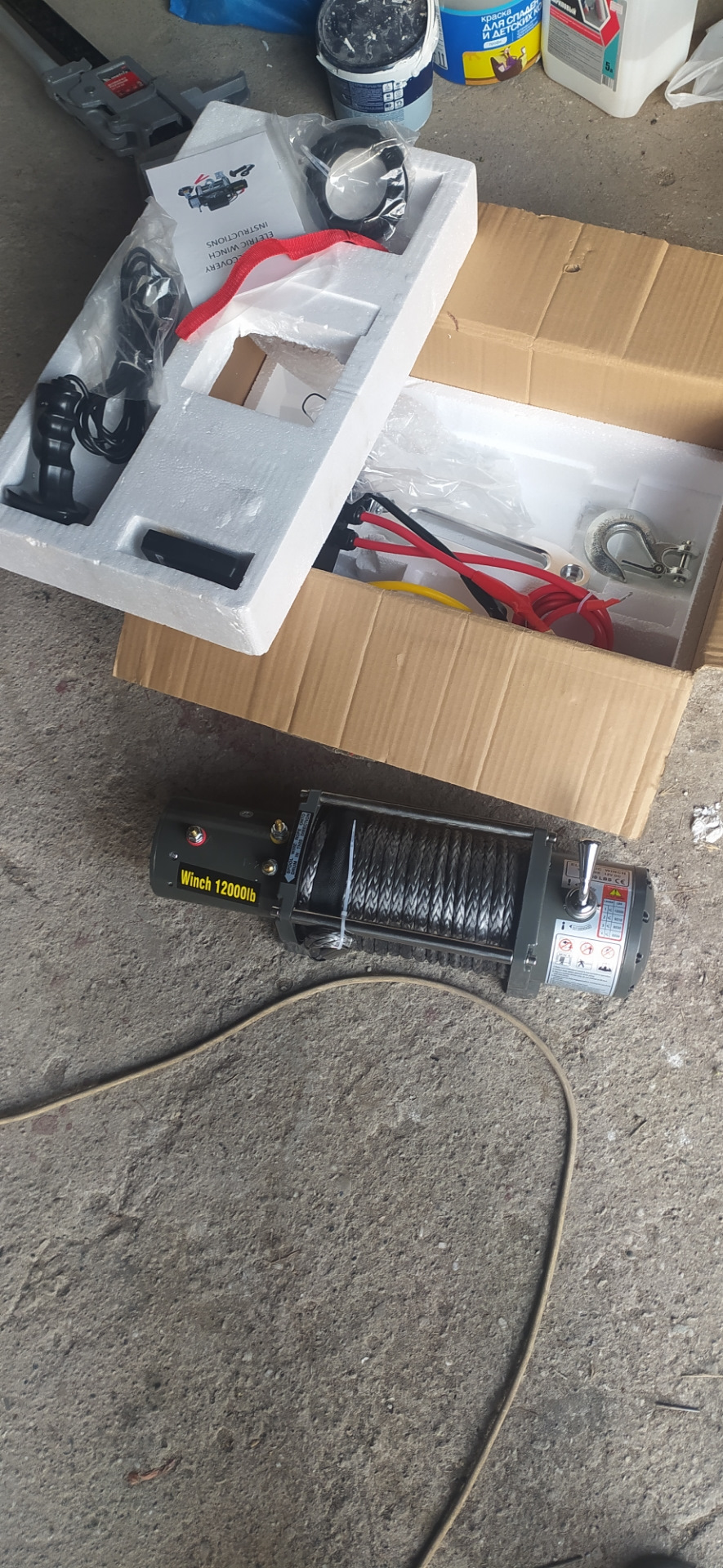 Мастер Винч 12000 — Lada 4x4 3D, 1,6 л, 1993 года | тюнинг | DRIVE2