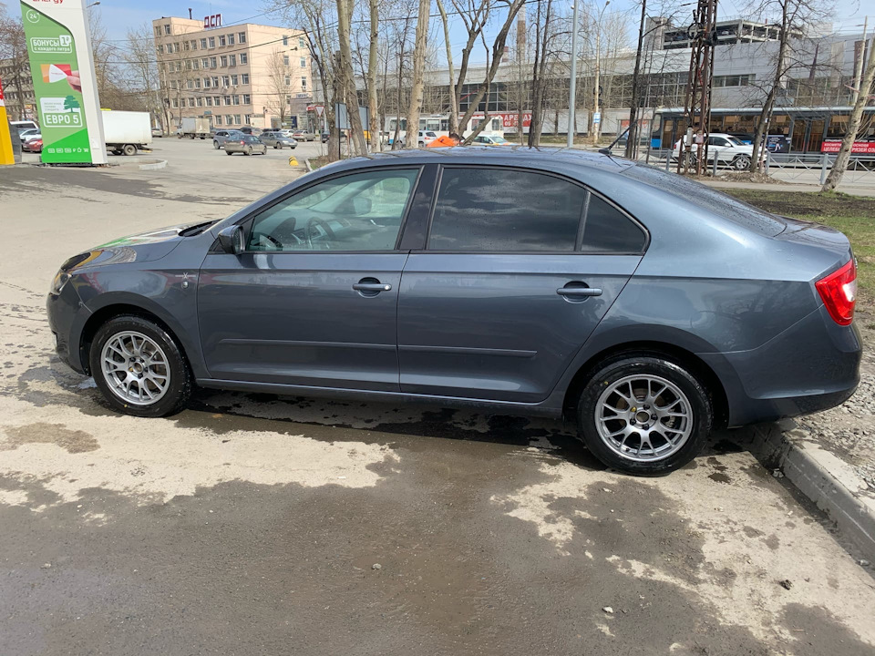 Слишком много золота). Покраска дисков. — Skoda Rapid (1G), 1,6 л, 2016 ...