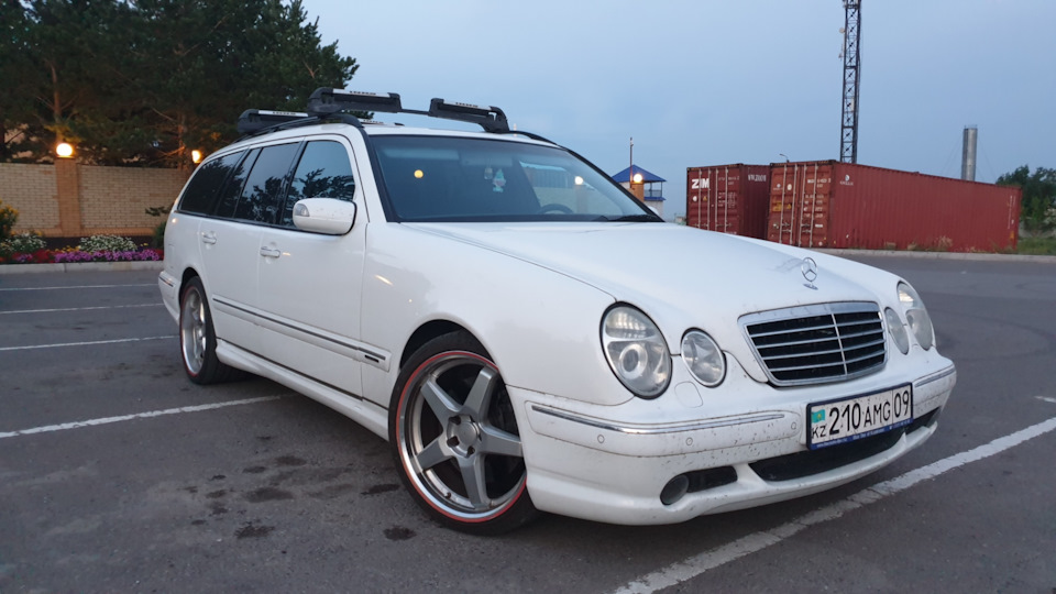 новые диски Rays — Mercedes-Benz E-class (W210), 5,5 л, 2000 года ...