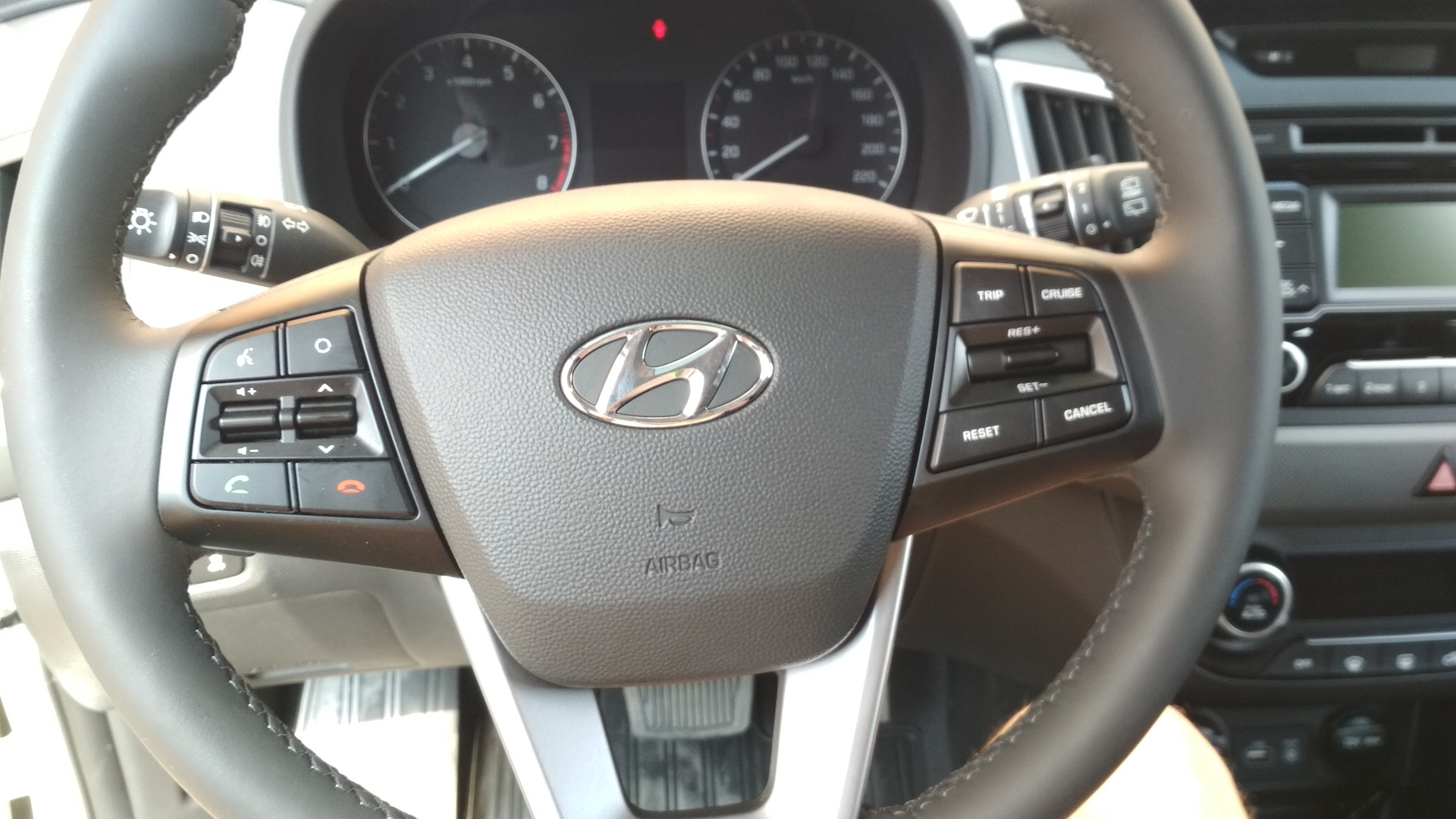 Как снять кнопки на руле hyundai creta