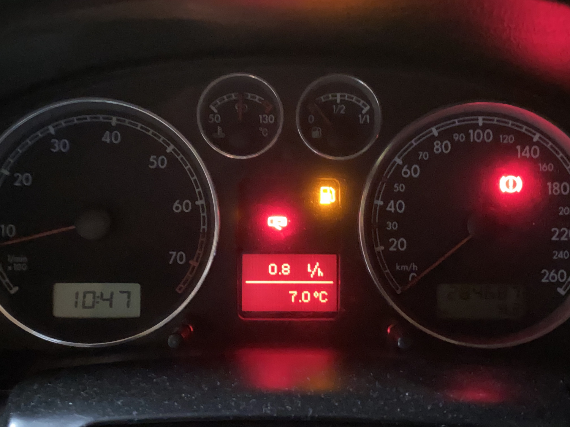 Brake fault stop. Brake fault stop
