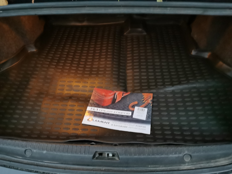 Коврик в багажник — Mitsubishi Lancer X, 2 л, 2007 года | аксессуары ...