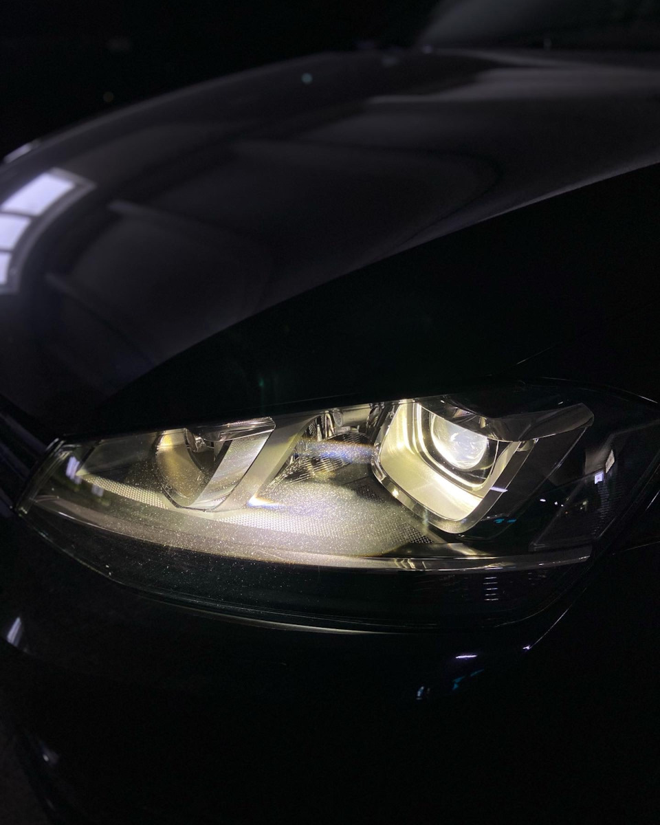 VW GOLF 7- Установка диодных линз, реставрация птф, настройка — PROSVET ...