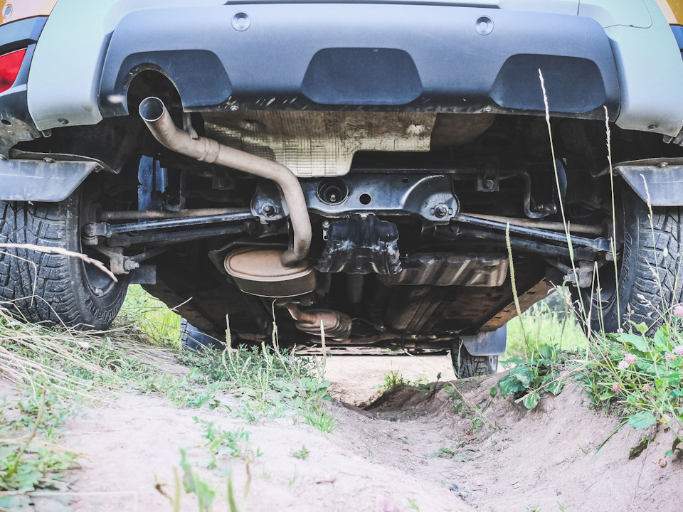 Защита заднего редуктора и топливного бака — Renault Duster (2G), 1,5 л ...