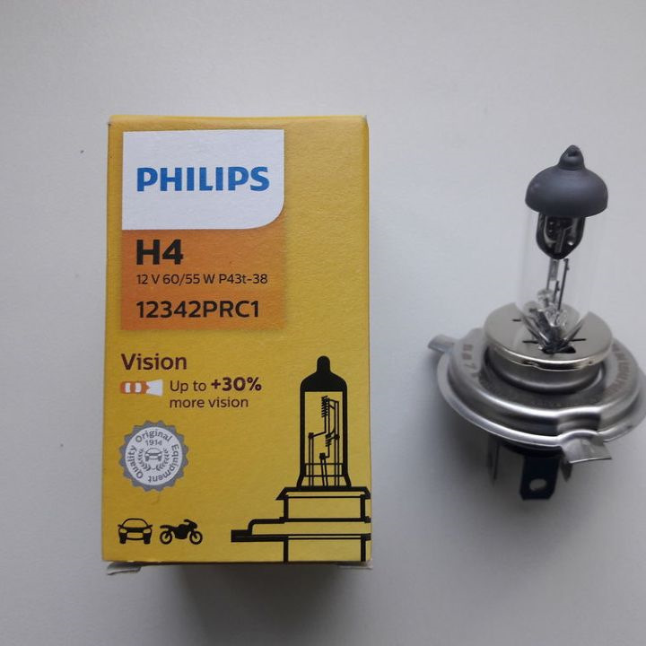 Филипс 30. Philips h4 12342 12v 60/55w. Philips h4 12342prc1. Philips Vision +30% 12342prc1 h4 12v 60/55w p43t-38. Лампа Philips h4 12342prc1.