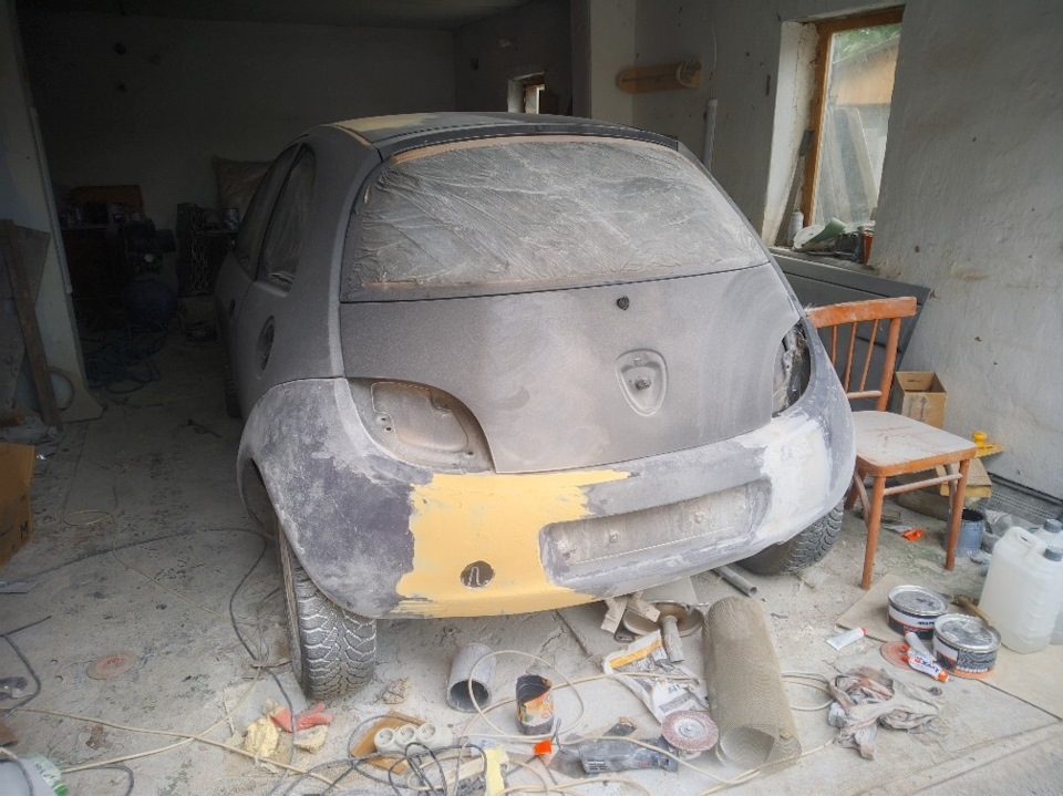 Пайка бамперов — Ford Ka (1G), 1,3 л, 1997 года | кузовной ремонт | DRIVE2